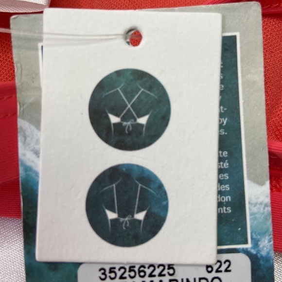 Eidon Surf Women’s Madison Fixed Triangle Bikini Top TAMARINDO Size Small NWT - Picture 5 of 12